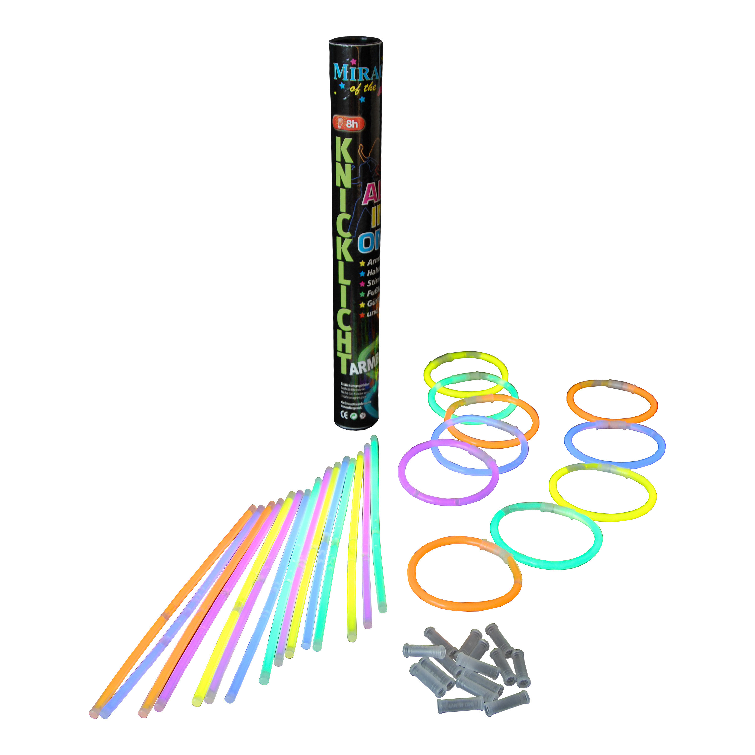 Glow in the dark sticks - breaklights - 25x sticks van 20 cm - multi kleuren Top Merken Winkel